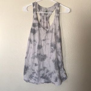 Tie dyed American Eagle razor back tank top